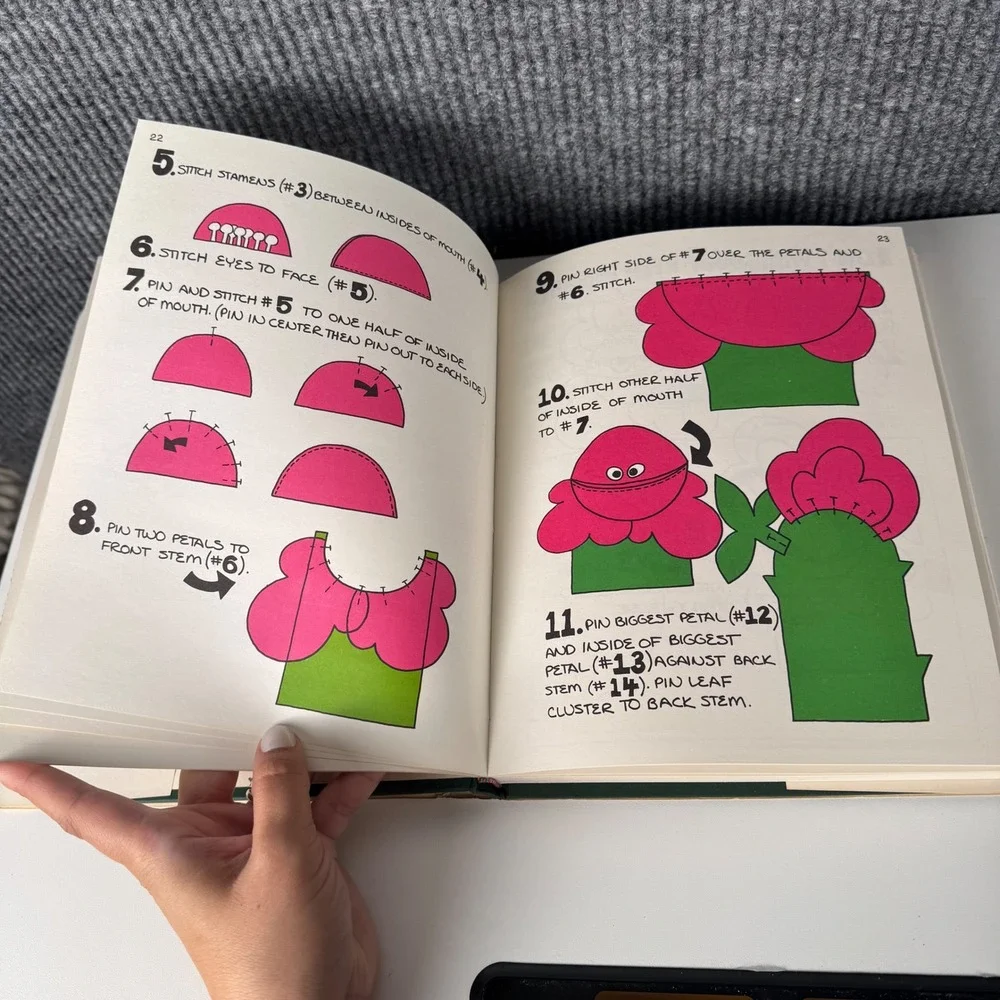 Felt Toy Making Advanced Techniques Amy Van Gilder 1974 Hardcover Vintage‎ Book